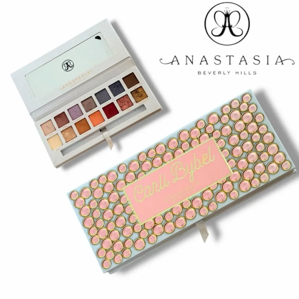 Anastasia Beverly Hills Three Eyeshadow Pallets - Riviera, Prism & Carli Bybel